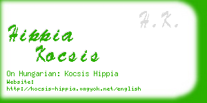 hippia kocsis business card
